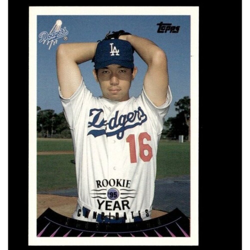 1995 Topps Traded & Rookies - Rookie of the Year Candidate #124T Hideo Nomo (RC)